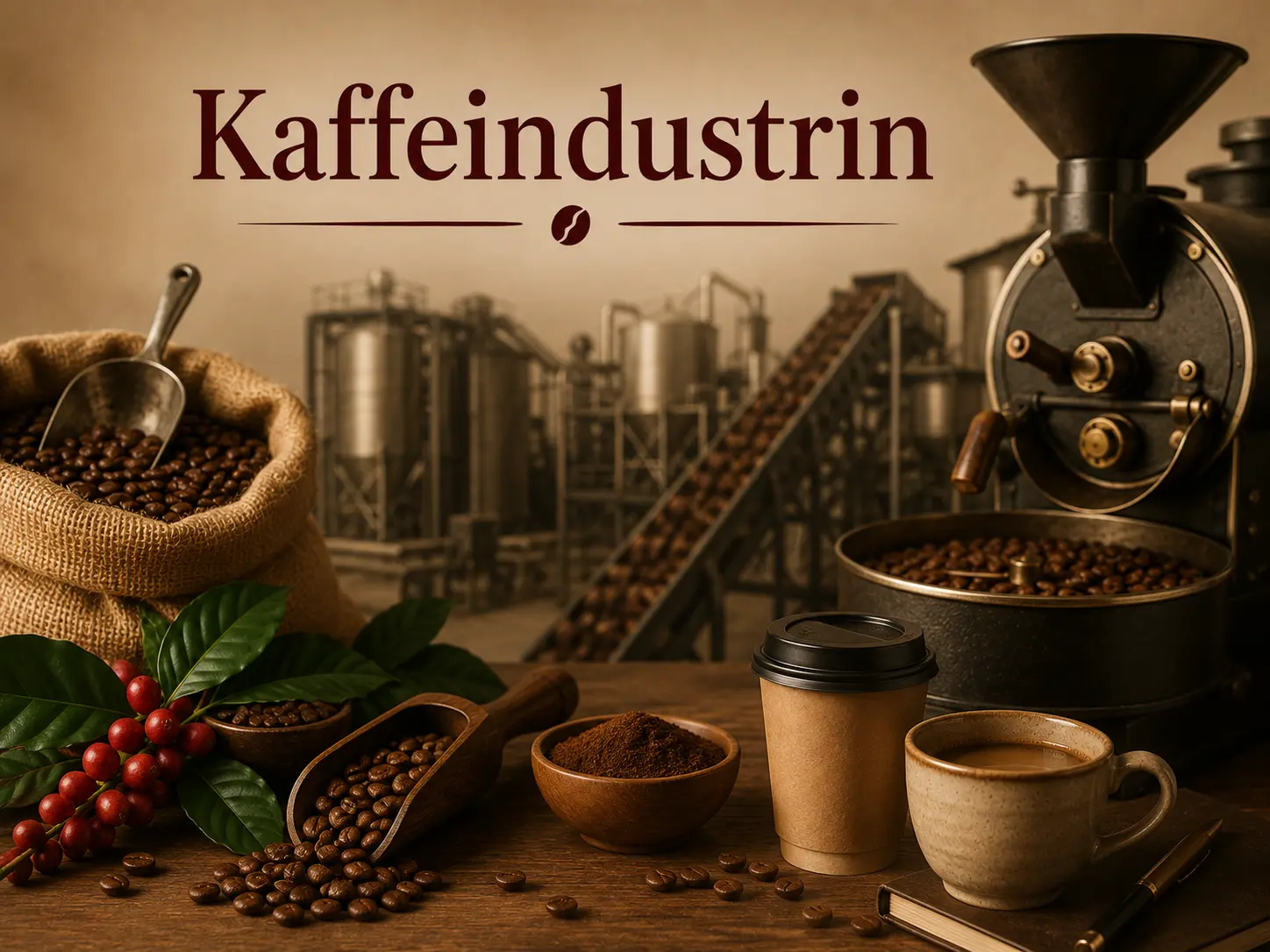 Kaffeindustrin: Kaffebönor och produktionsmiljö från böna till kopp