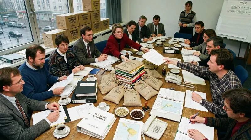 Fairtradeorganisationer samordnar internationella standarder år 1997