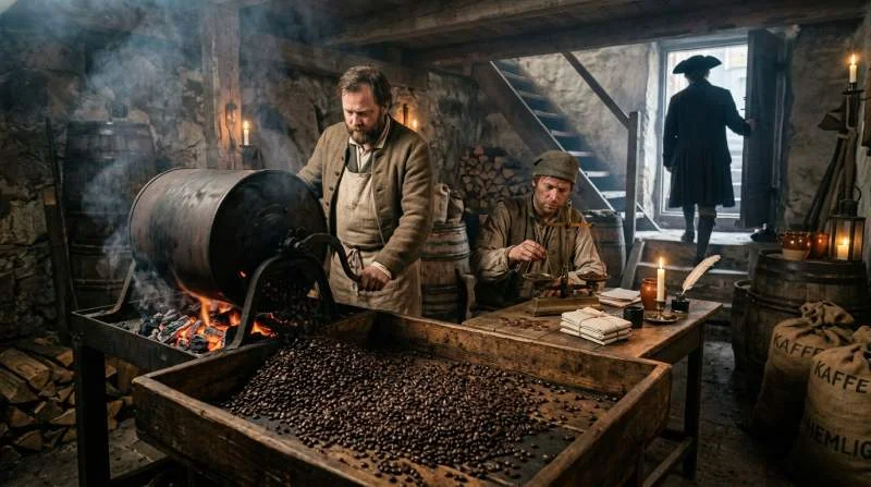Hemligt kafferosteri som drevs illegalt under svenska kaffeförbudstiden