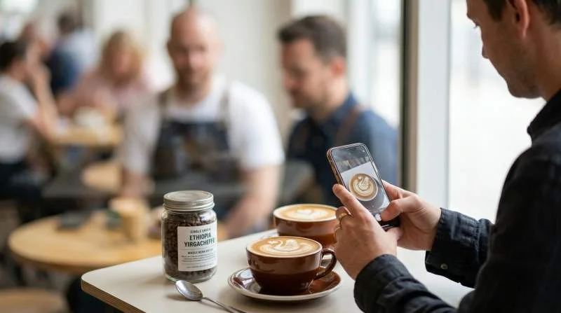 Latte art som visuellt lockar kunder men kvaliteten får inte bli sekundär