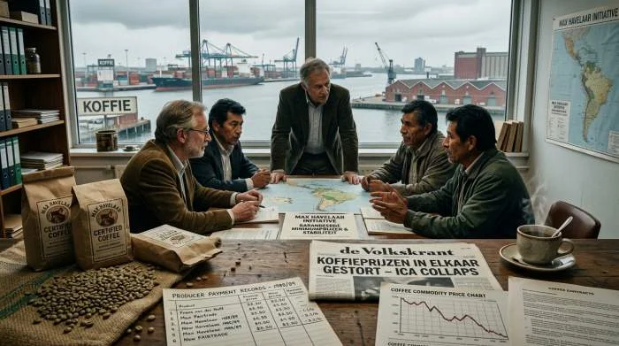 Max Havelaar introduceras efter kaffekrisen under slutet av 1980-talet